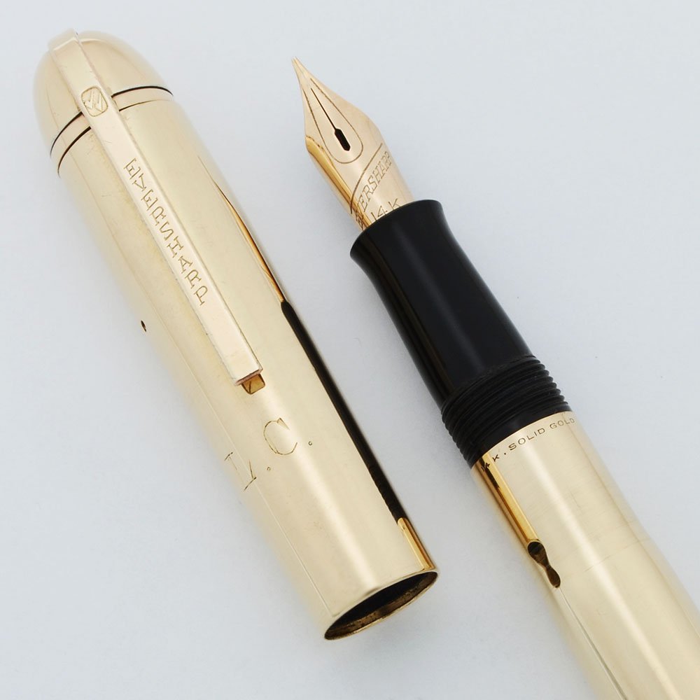 Eversharp Skyline Fountain Pen and Pencil Set - 14k Solid Gold